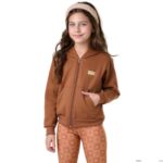 Casaco Feminino Moleton  C/ Capuz e Bolso Ref150426