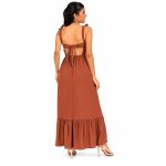Vestido Girassol Longo Ref 338 veste 12 a 16 - Imagem 2