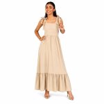Vestido Girassol Longo Ref 338 veste 12 a 16 - Imagem 3