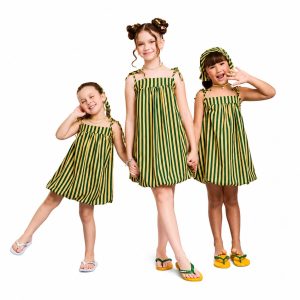 Vestido Brasil Mini Juju Listrado
