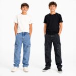 Calça Jeans Cargo Masc ref260825-1638