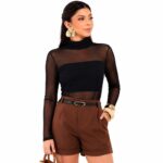 Short Alfaiataria Zara c/ Cinto (veste 10 a 14) - Imagem 2