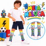 Meia Maluca 3D Menino Tamanho Único - Imagem 2