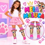 Meia Maluca 3D Menina Tam Unico - Imagem 7