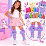 Meia Maluca 3D Menina Tam Unico - Imagem 5