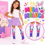 Meia Maluca 3D Menina Tam Unico - Imagem 8