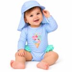 Kit Praia Fem Macacao e Chapeu (tam unico veste 6 a 12 messes) - Imagem 2